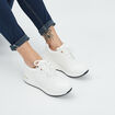Runnings compensées Mosquitos blanc femme