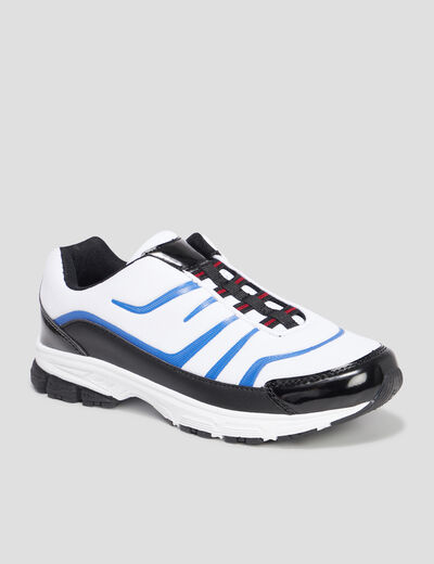 Baskets running à lacets Liberto blanc garçon