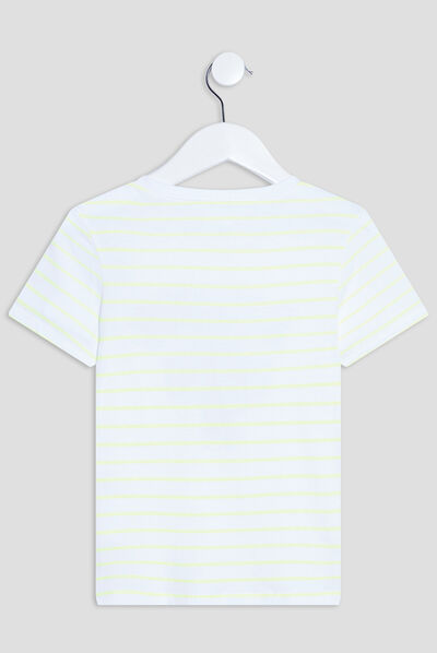 T-shirt manches courtes jaune garçon