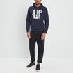 Sweat à capuche hoodie bleu marine homme