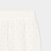 Lot 2 pantalons effet velours coton blanc b&eacute;b&eacute;