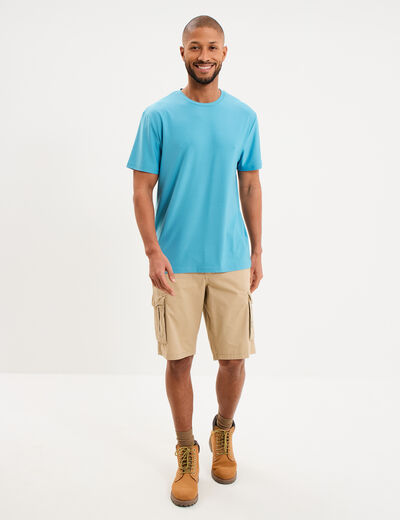 T-shirt confort respirant bleu clair homme