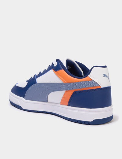 Baskets junior Puma Caven III orange corail gar&ccedil;on