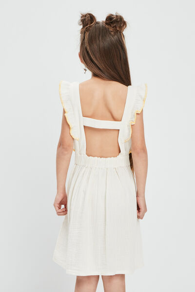 Robe évasée Creeks sable fille