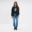 Jeans flare 7/8ème stretch denim double stone femme