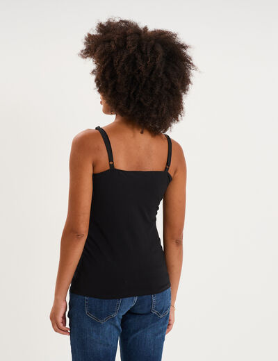 D&eacute;bardeur allaitement brassi&egrave;re int&eacute;gr&eacute;e noir femme maternit&eacute;