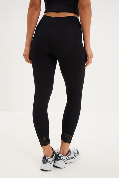 Merry Style Legging Long Tenue Sport Avec Dentelle Femme MS10-310 - Confort Et Élégance