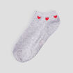 Lot 5 paires socquettes multicolore femme