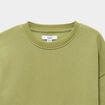 Sweat oversize manches longues col rond vert pastel gar&ccedil;on
