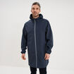 Parka imperm&eacute;able coupe-vent &agrave; capuche gris fonc&eacute; homme