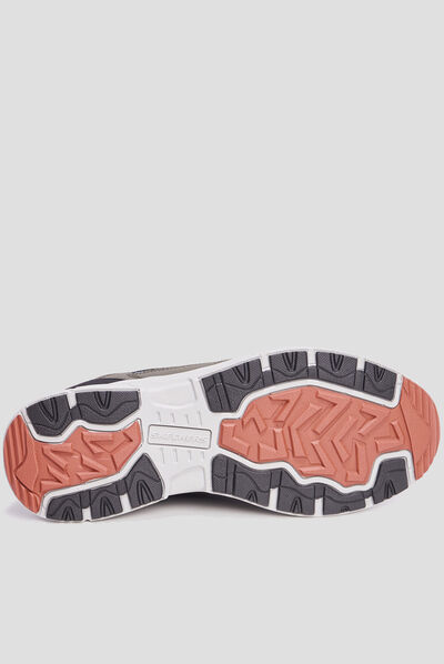 Baskets running mémoire forme Skechers vert kaki homme