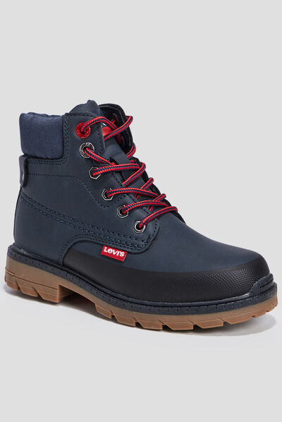Bottines à lacets Levi's bleu marine garçon