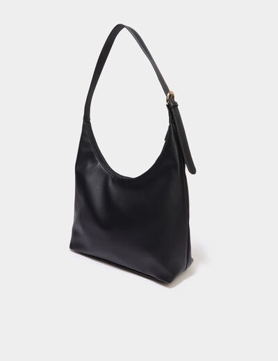 Sac port&eacute;-&eacute;paule anse r&eacute;glable noir femme
