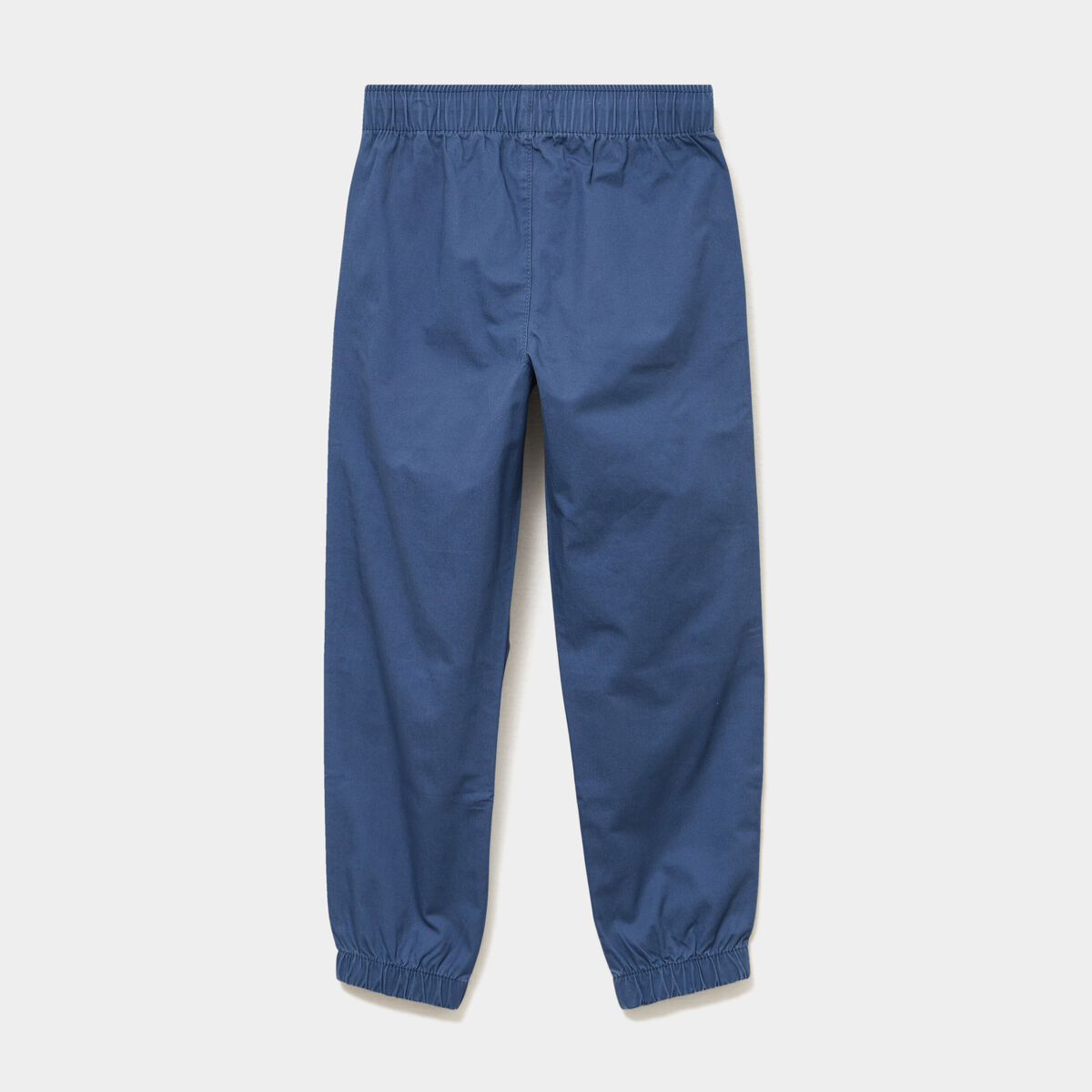 Pantalon battle taille &eacute;lastiqu&eacute;e coton bleu fonc&eacute; gar&ccedil;on