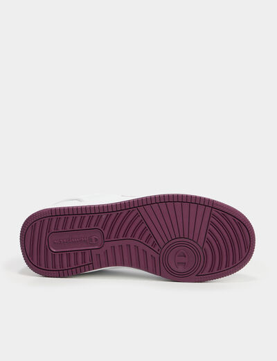 Tennis basses &agrave; lacets Champion Foil bordeaux femme