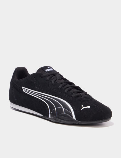 Baskets running en cuir Puma Catch SD noir homme