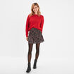 Pull manches longues Liberto rouge femme