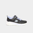 Baskets running &agrave; scratchs Skechers Wave noir fille