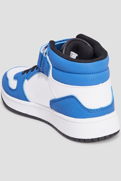 Baskets montantes Dragon Ball Z bleu garçon
