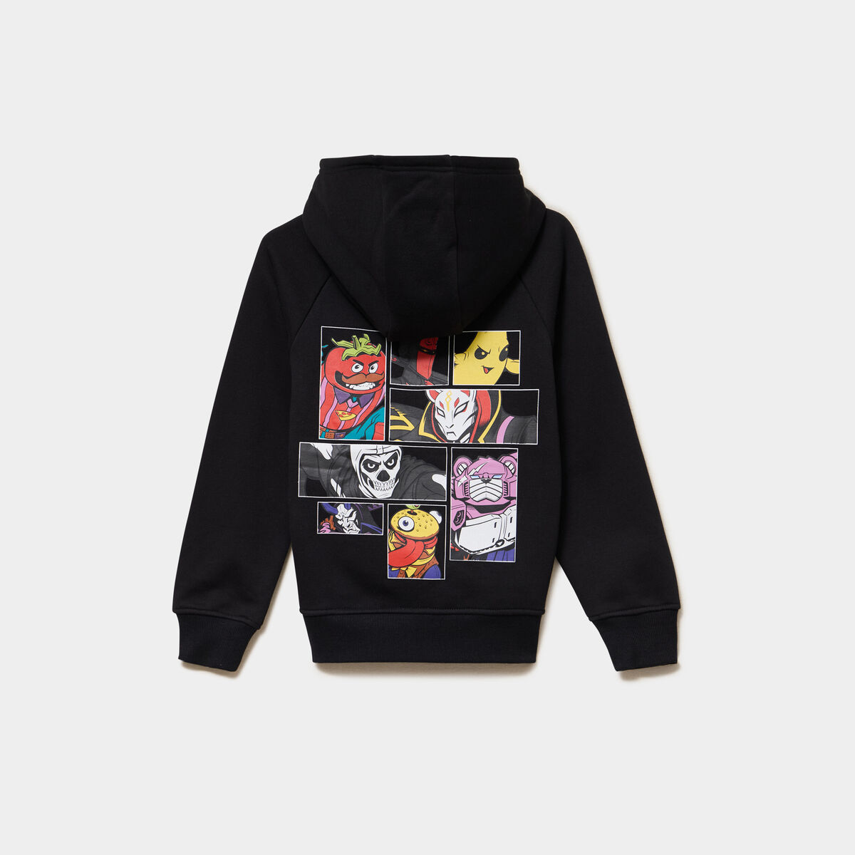 Sweat hoodie 1 poche &agrave; capuche Fortnite noir gar&ccedil;on