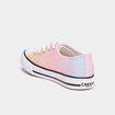 Tennis en toile à lacets Creeks multicolore fille