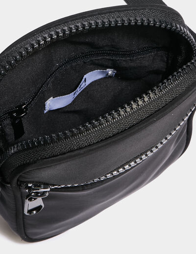 Sac pochette en bandoulière noir femme