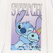 T-shirt manches longues coton Stitch ivoire fille