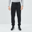 Pantalon jogging taille élastiquée noir homme