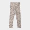 Legging taille &eacute;lastiqu&eacute;e coton sable fille