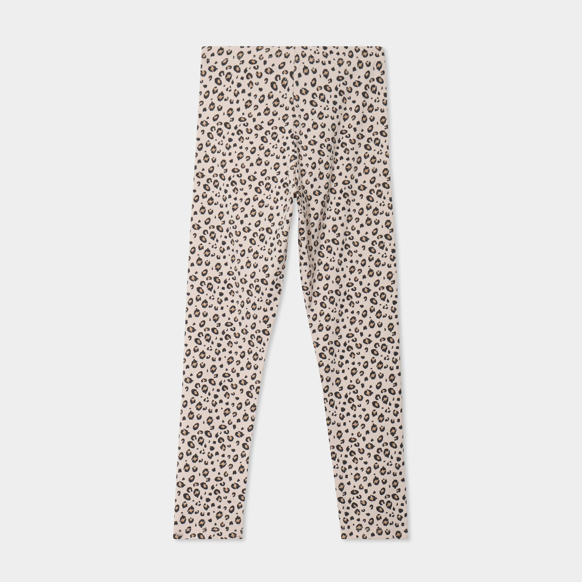 Legging taille &eacute;lastiqu&eacute;e coton sable fille