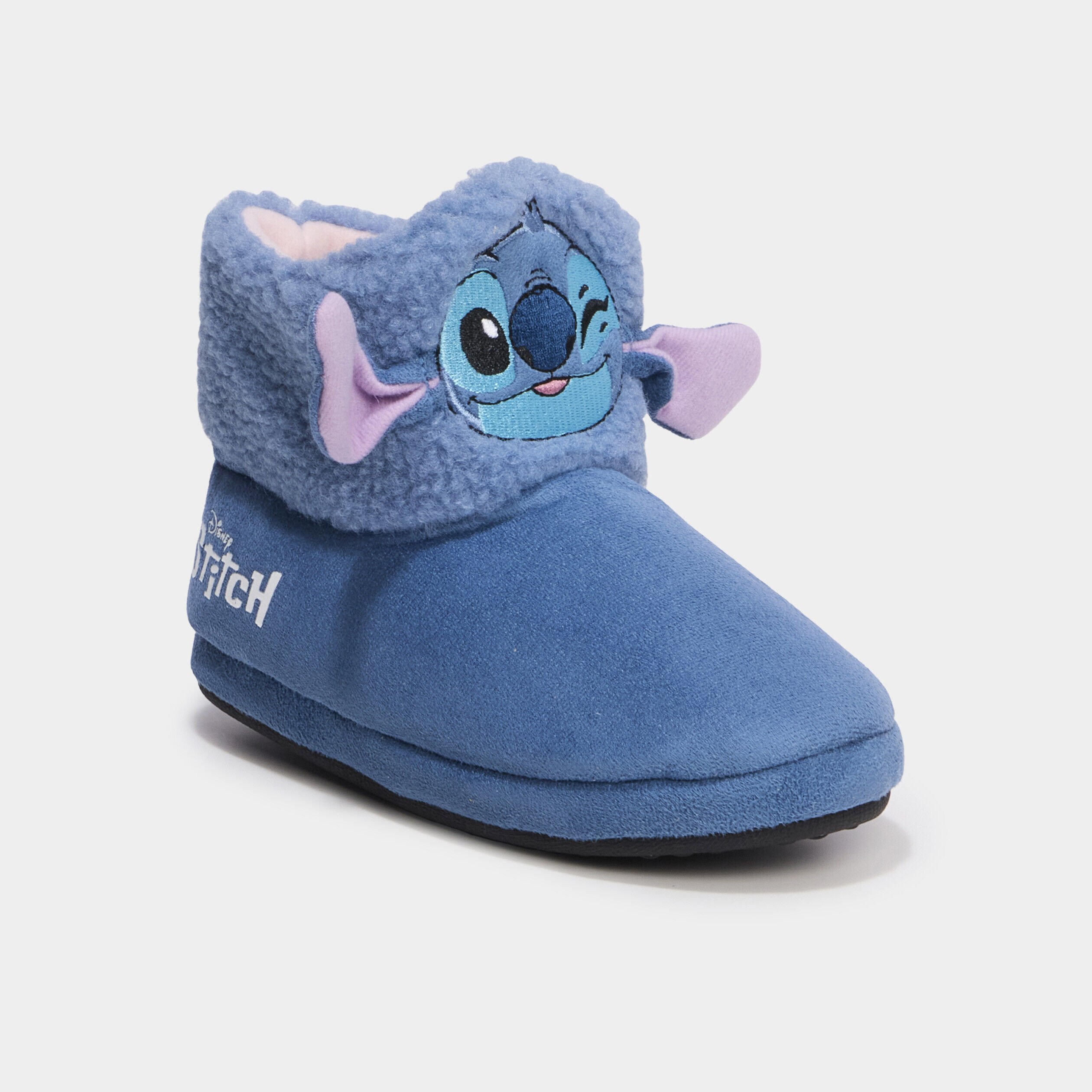 Chaussons boots Stitch bleu fille
