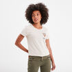 T-shirt manches courtes coton Gremlins sable femme
