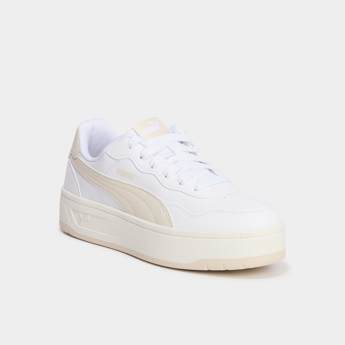 Tennis basses à lacets Puma rose femme