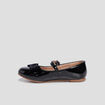 Babies vernies avec noeuds noir fille