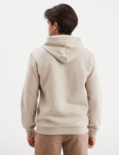 Sweat à capuche hoodie Mustang sable homme