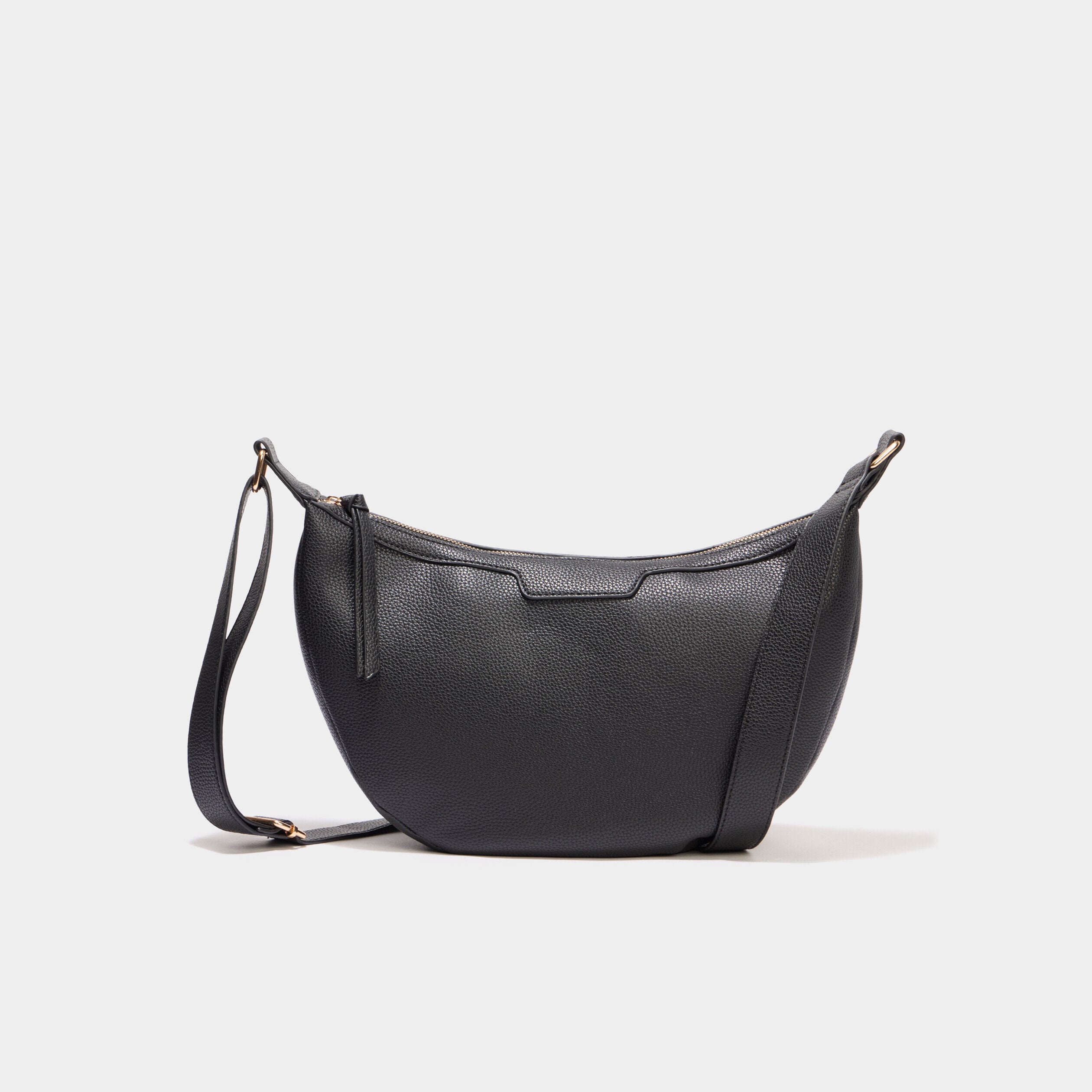Sac banane zippée noir femme LH