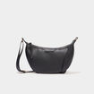 Sac banane zipp&eacute;e noir femme