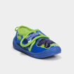 Chaussons &agrave; scratchs bleu gar&ccedil;on