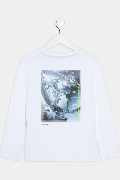 T-shirt Liberto blanc garçon