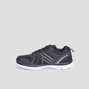 baskets running a lacets rumba noir garcon Baskets running à lacets Rumba noir garçon