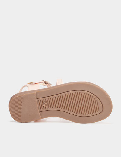 Sandales rose clair fille