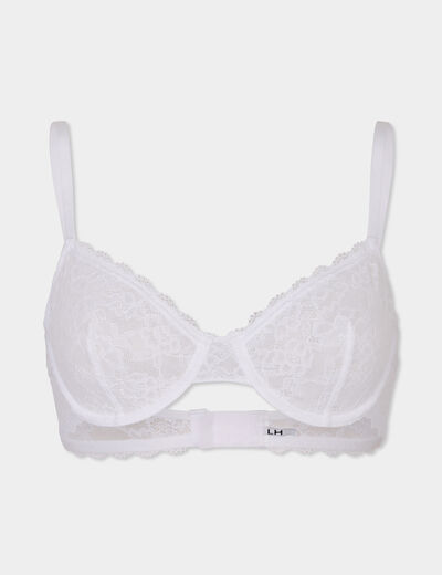 Soutien-gorge emboîtant dentelle blanc femme