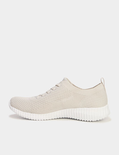Baskets running semelles mémoire forme gris femme
