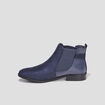 Bottines chelsea avec boucles bleu femme