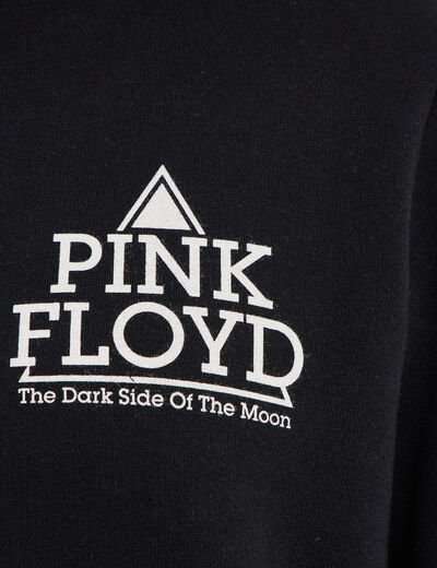 Sweat hoodie 1 poche Pink Floyd noir homme