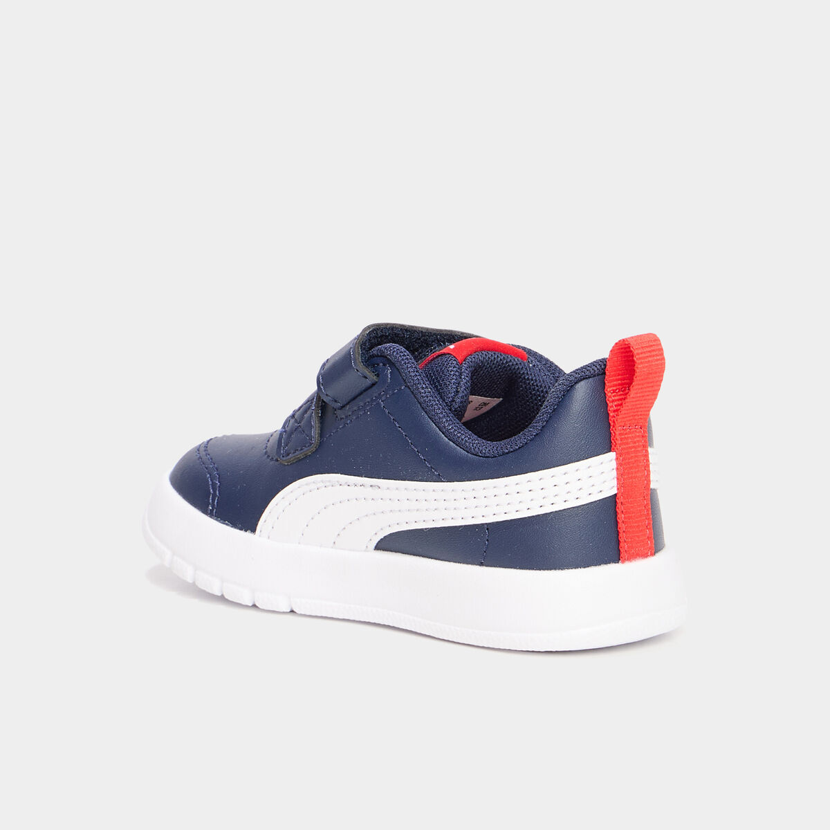 Tennis basses &agrave; scratchs Puma bleu b&eacute;b&eacute; gar&ccedil;on