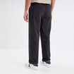 Pantalon chino relax coton gris foncé homme