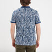 Polo droit manches courtes coton Creeks bleu marine homme