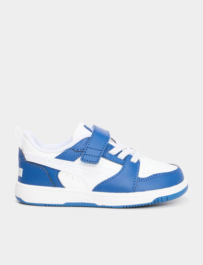 Tennis basses Puma Rebound V6 bleu roi gar&ccedil;on