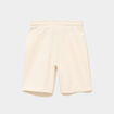Lot 2 bermudas shorts molleton droits ecru gar&ccedil;on